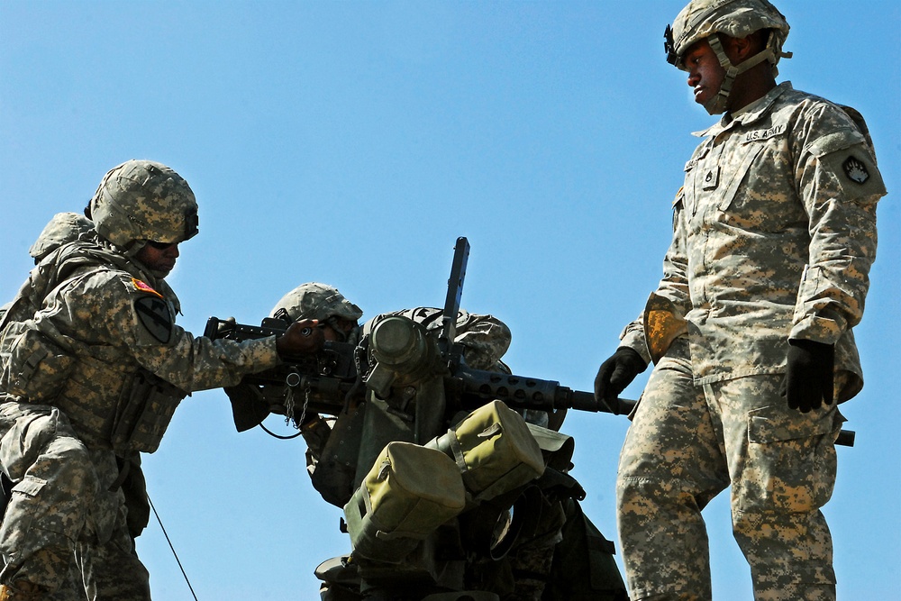 Lancers test gunnery skills