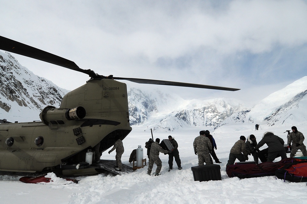 Army aviators assist National Park Service