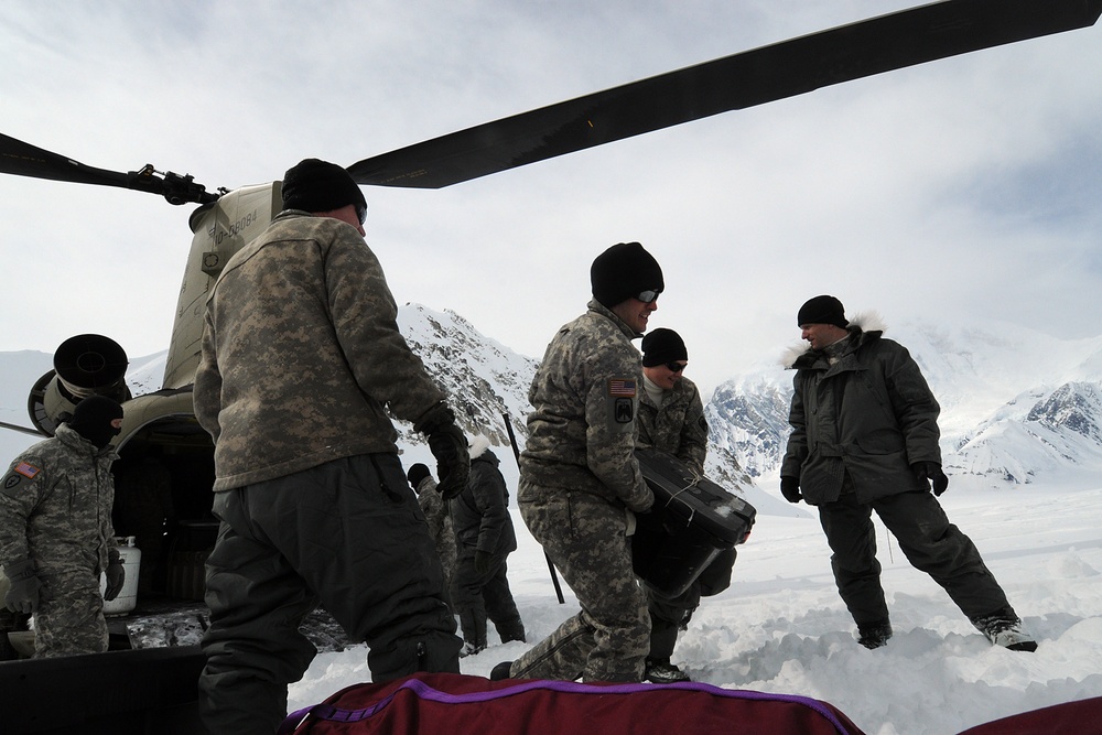 Army aviators assist National Park Service