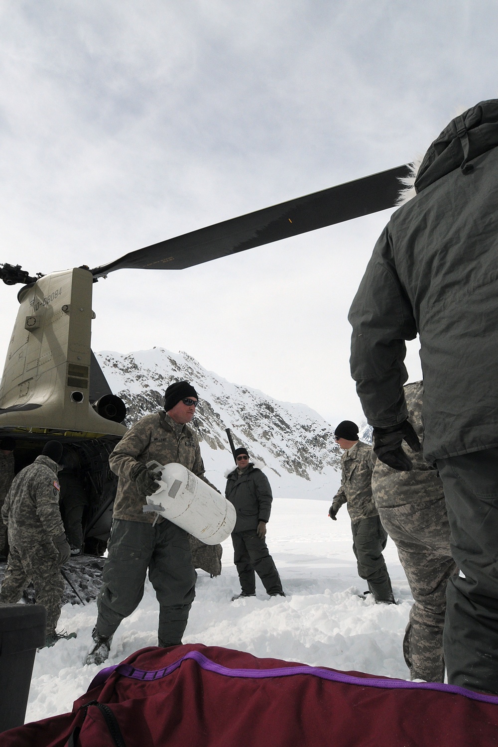 Army aviators assist National Park Service