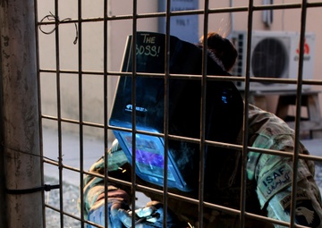 Welding a stronger bond in Afghanistan