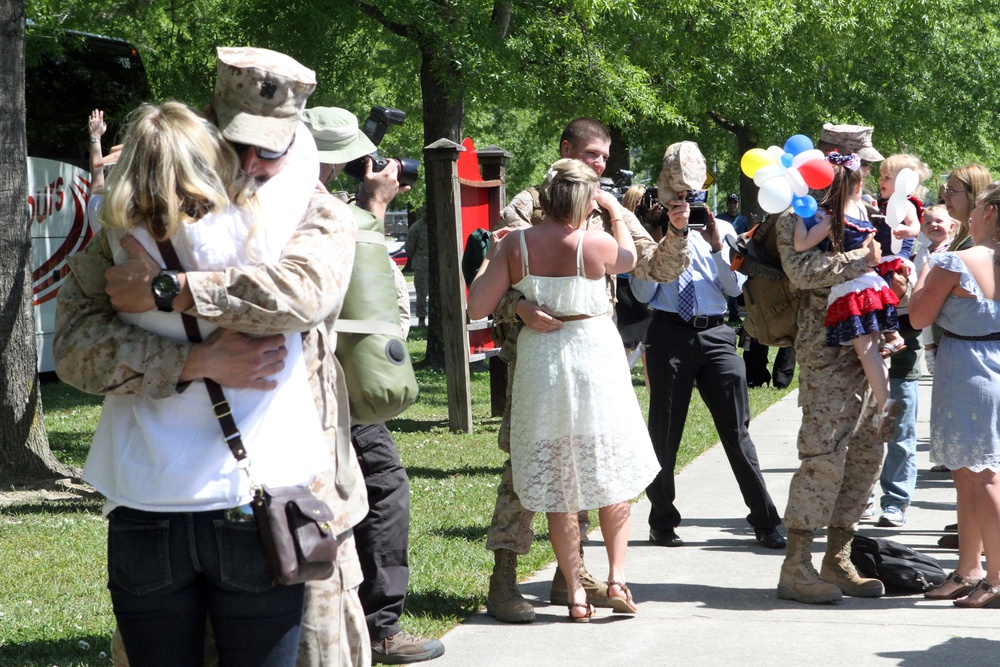 2nd Combat Engineer Battalion reunites with loved ones