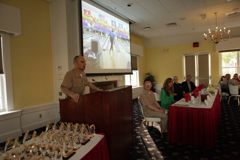 The Follow Me Bar in Officer Club aboard Camp Lejeune