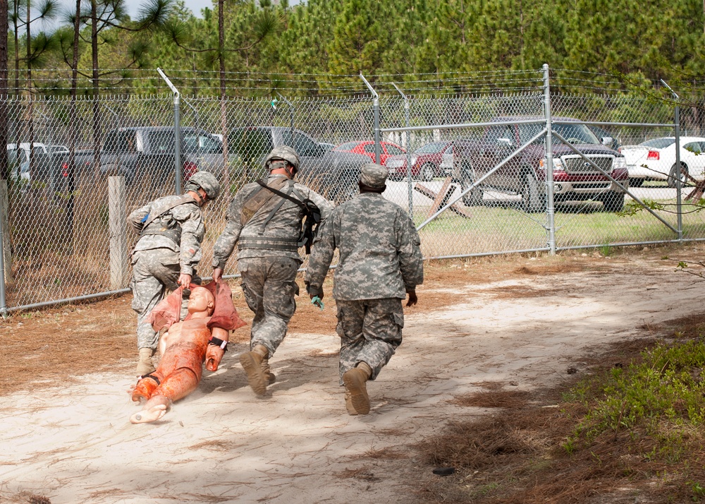 1st TSC soldiers learn crucial life saving skills