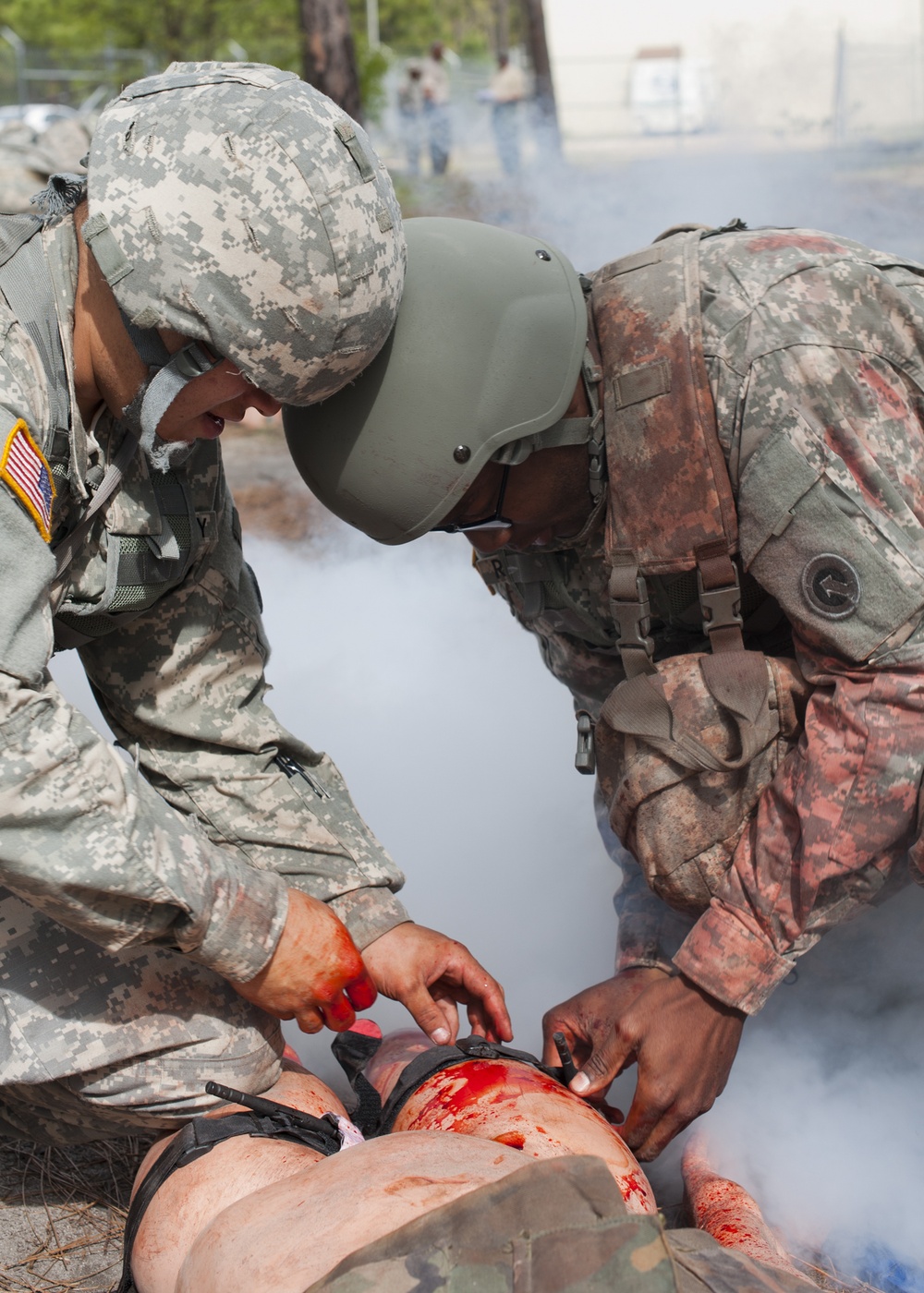 1st TSC soldiers learn crucial lifesaving skills