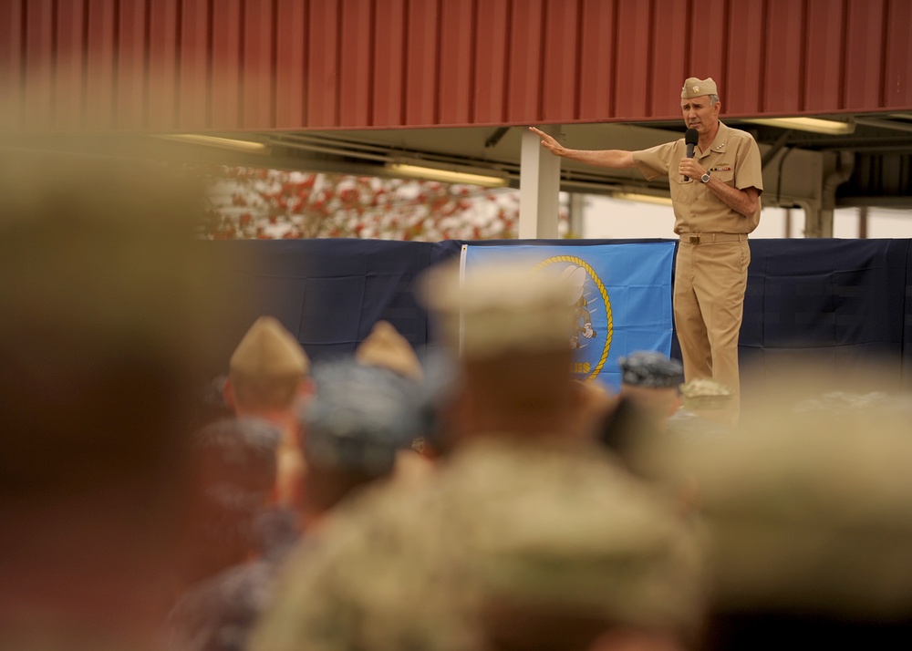 Commander, Naval Personnel Command visit NBVC