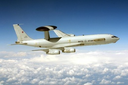 NATO AWACS assists RNLAF to safeguard Dutch airspace