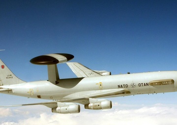 NATO AWACS assists RNLAF to safeguard Dutch airspace