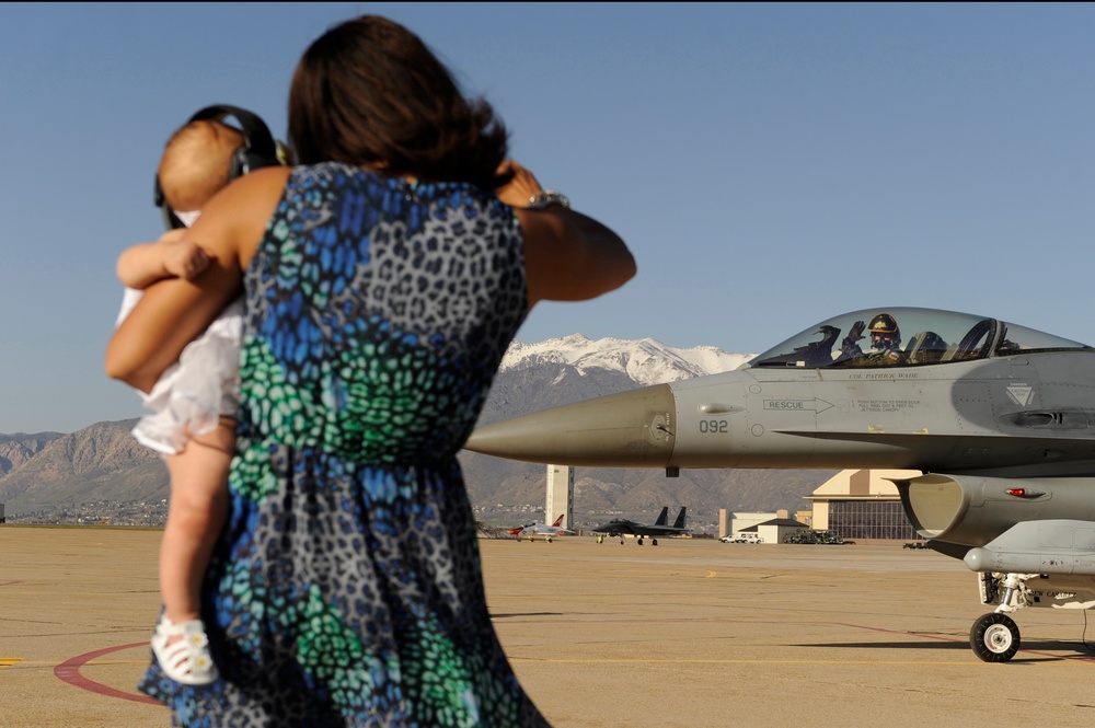 4th Fighter Squadron returns from deployment to South Korea