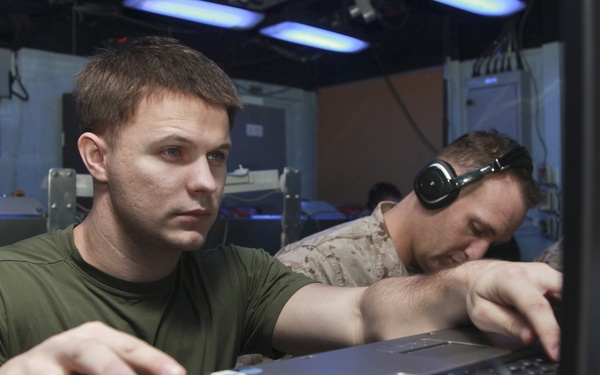 Maritime warriors practice calling for fire