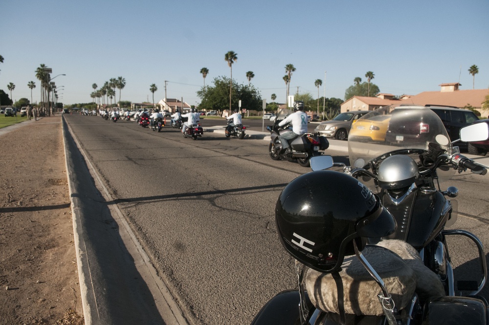 1st Annual &quot;Take A Stand&quot; Bike Ride at MCAS Yuma