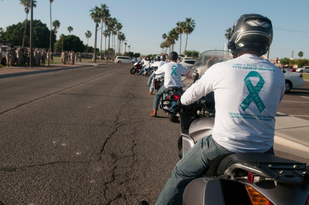 1st Annual &quot;Take A Stand&quot; Bike Ride at MCAS Yuma