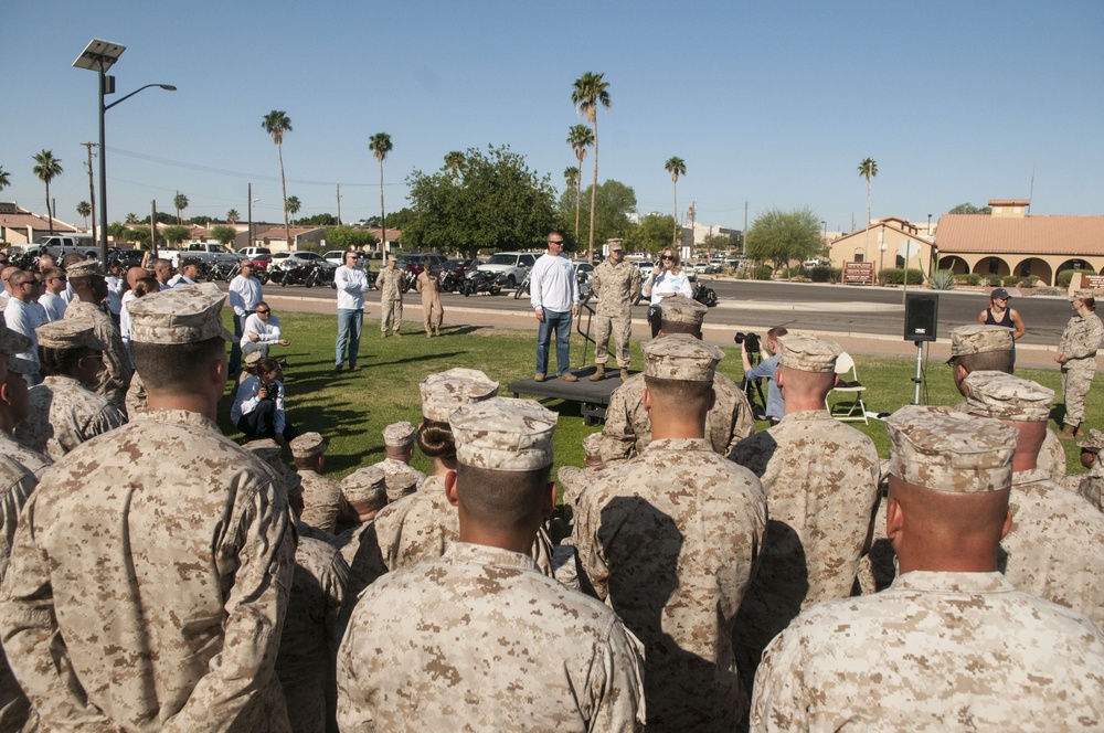 1st Annual &quot;Take A Stand&quot; Bike Ride at MCAS Yuma