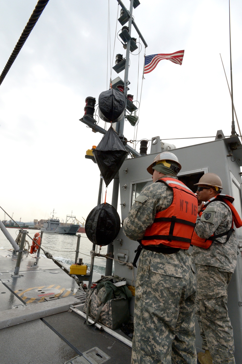 US and South Korean forces participate in Combined Joint Logistics Over the Shore  military exercise on the Korean Peninsula April 18-28