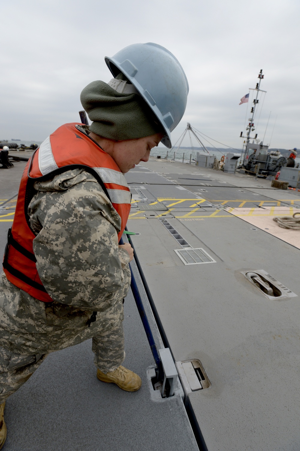 US and South Korean forces participate in Combined Joint Logistics Over the Shore  military exercise on the Korean Peninsula April 18-28