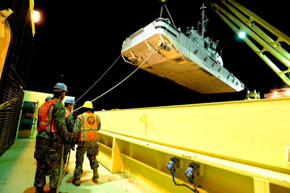 US and South Korean forces participate in Combined Joint Logistics Over the Shore  military exercise on the Korean Peninsula April 18-28