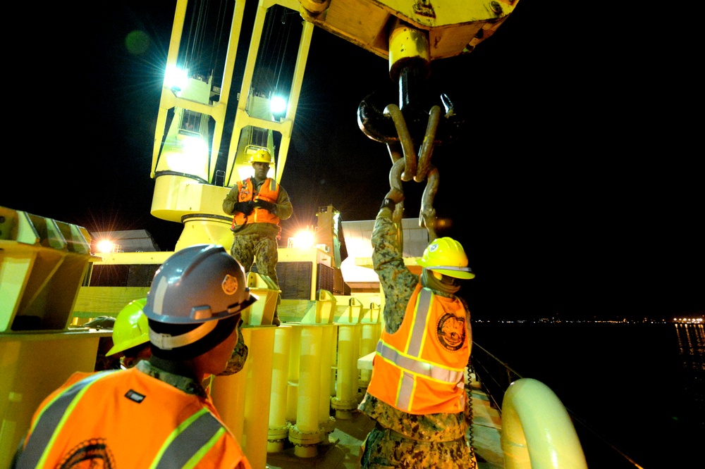 US and South Korean forces participate in Combined Joint Logistics Over the Shore  military exercise on the Korean Peninsula April 18-28