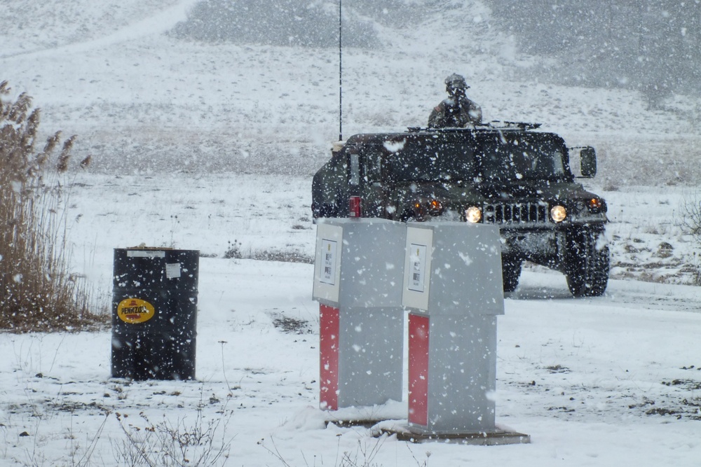 412th Aviation Support Battalion convoy training