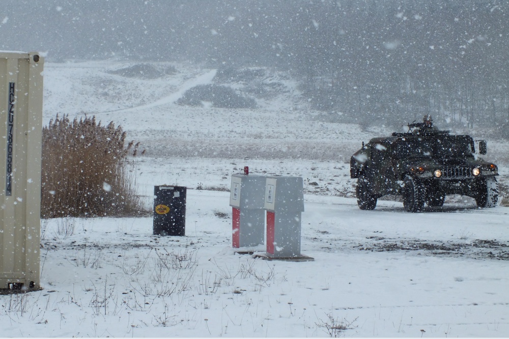 412th Aviation Support Battalion convoy training