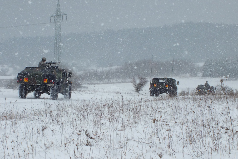 412th Aviation Support Battalion convoy training
