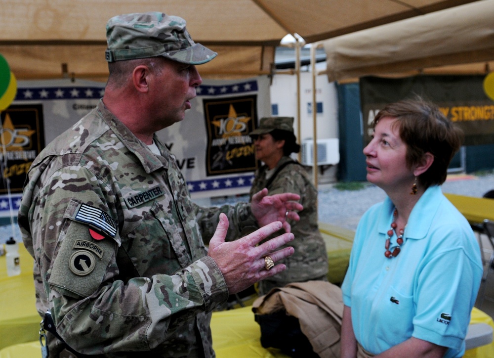 Army Reserve Command Team visits Afghanistan