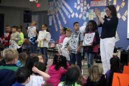 Author engages, inspires DODEA students during presentation