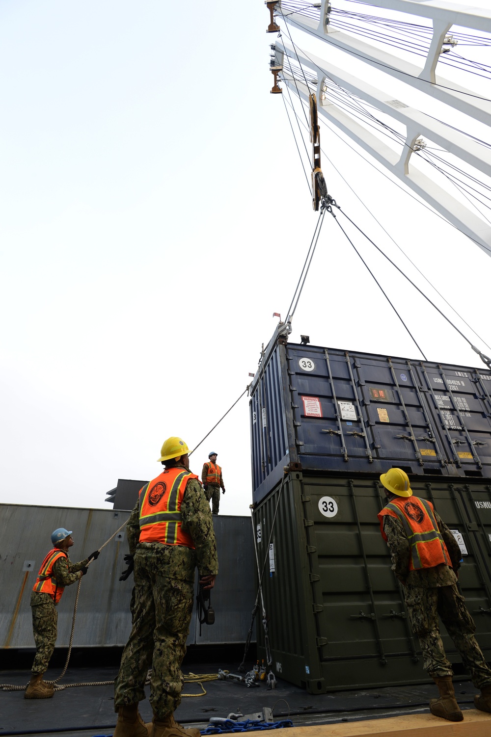 US and South Korean forces participate in Combined Joint Logistics Over the Shore military exercise on the Korean Peninsula