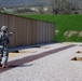Weapons qualification session on the firing range in cao Malnisio, Pordenone, Italy