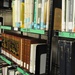Hundreds of books in several languages at Detainee Library