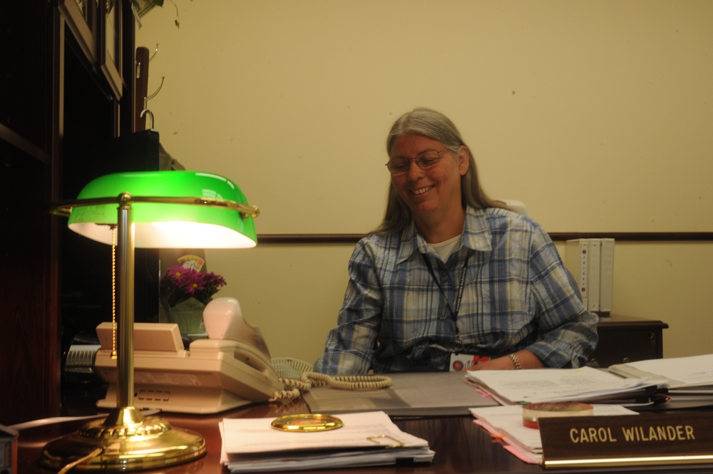 Secretary nears 40 years of service