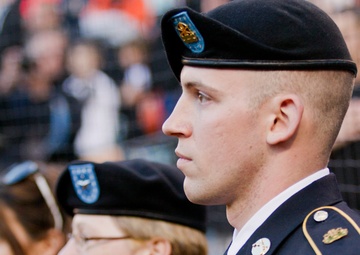 200th MPCOM soldier honored during Orioles game