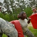 Military Police perform pepper spray training