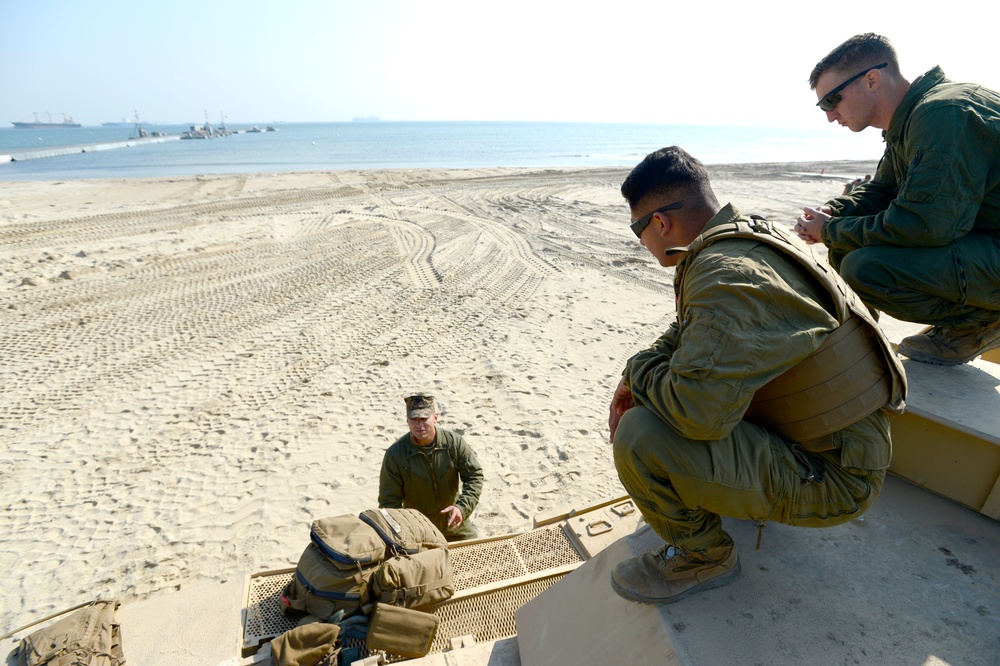 United States and South Korean forces participate in Combined Joint Logistics Over the Shore (CJLOTS) military exercise on the Korean Peninsula