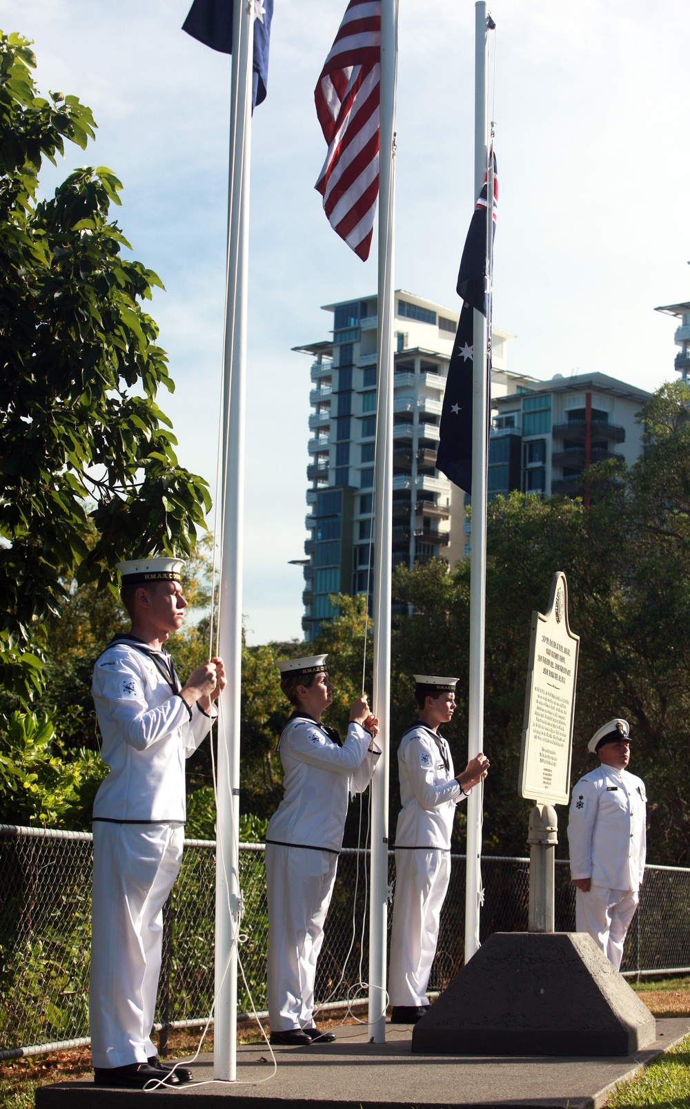 Marines and Australian service members commemorate Battle of Coral Sea