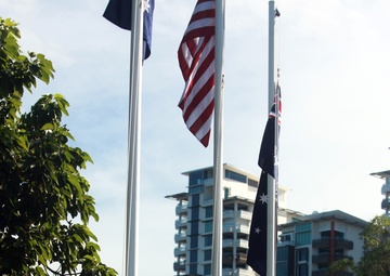 Marines and Australian service members commemorate Battle of Coral Sea
