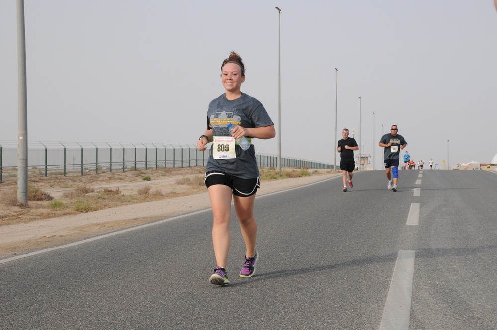 One America 500 Festival Mini-Marathon held at Camp Arifijan, Kuwait