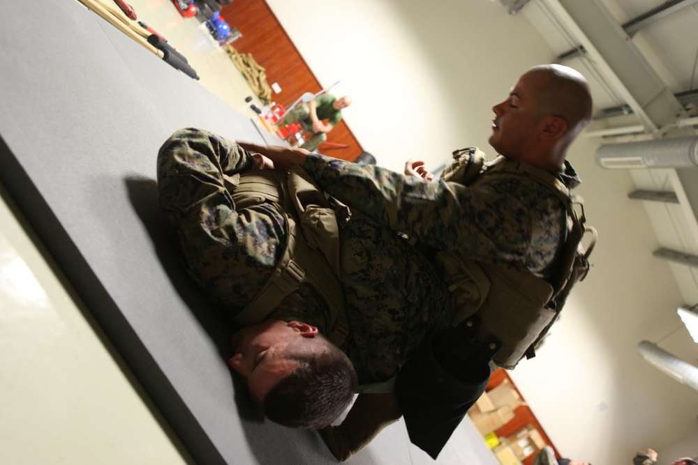 Marines earn MCMAP black belt while deployed