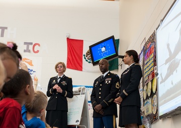 USARC soldiers share military experience with students