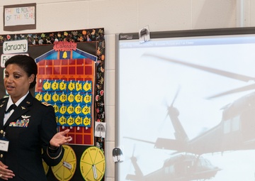 USARC soldiers share military experience with students