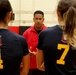 Marines and Sailors set, serve, and spike together for volleyball tourney