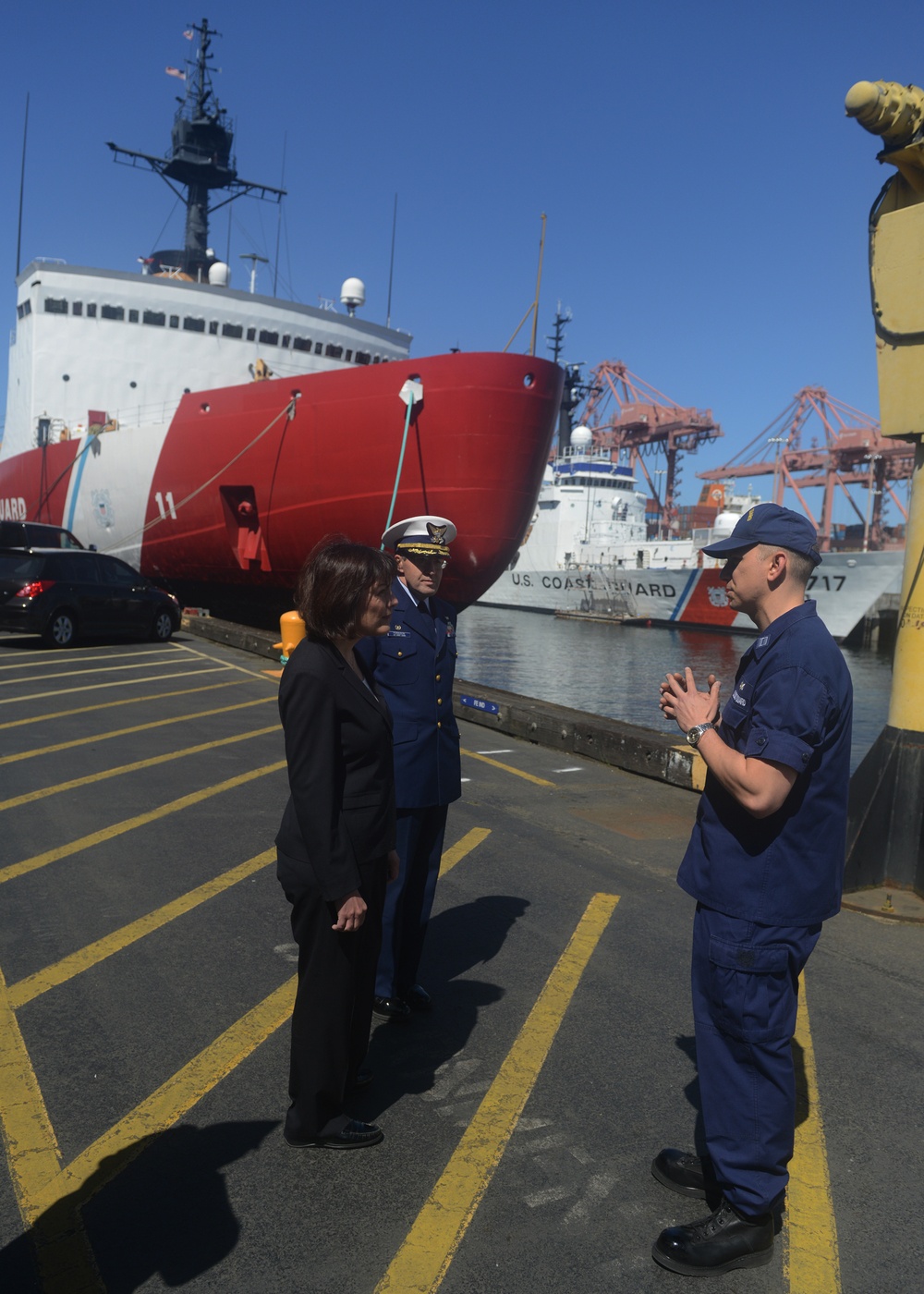 Rep. DelBene tours Coast Guard Base Seattle