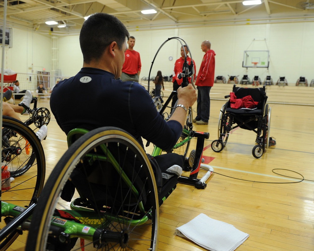 Marine finds new normal at Warrior Games training camp