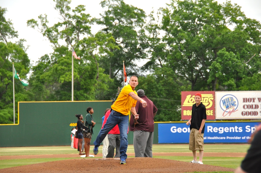 Augusta Green jackets' baseball game