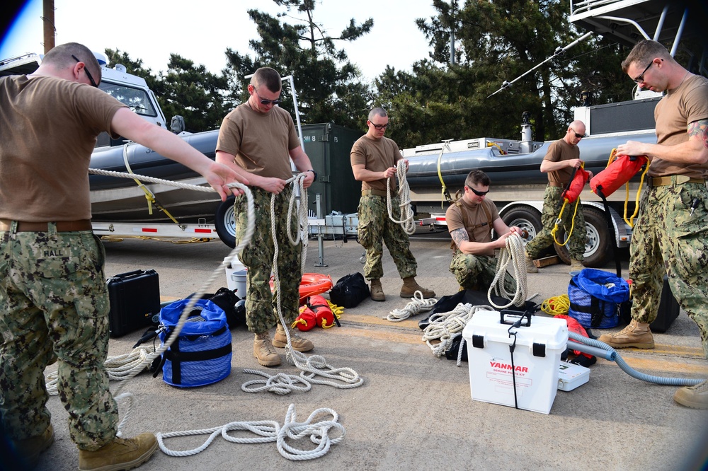 Port Security Unit (PSU) 313 in Pohang, South Korea