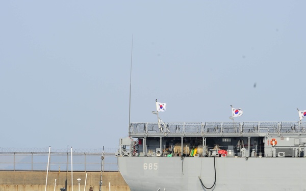 Port Security Unit (PSU) 313 in Pohang, South Korea