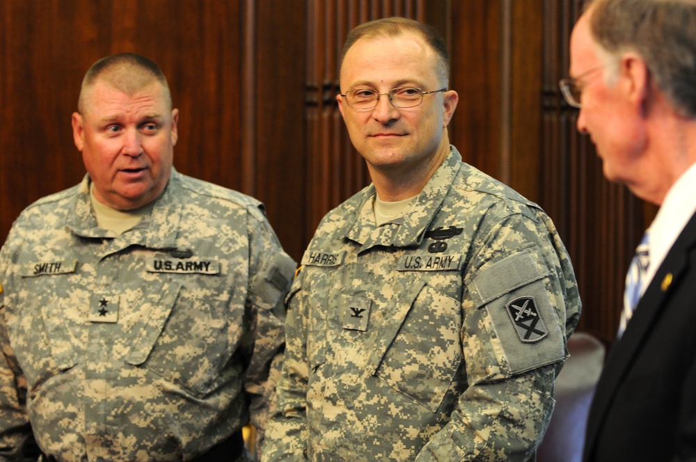 Alabama Gov. Robert Bentley promotes new Alabama Army National Guard general