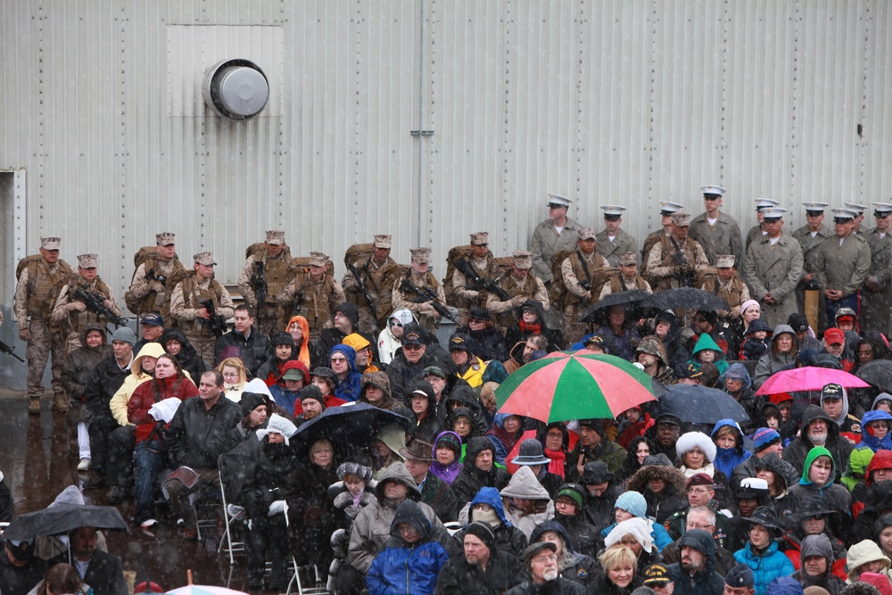 USS Anchorage Commissioning Ceremony