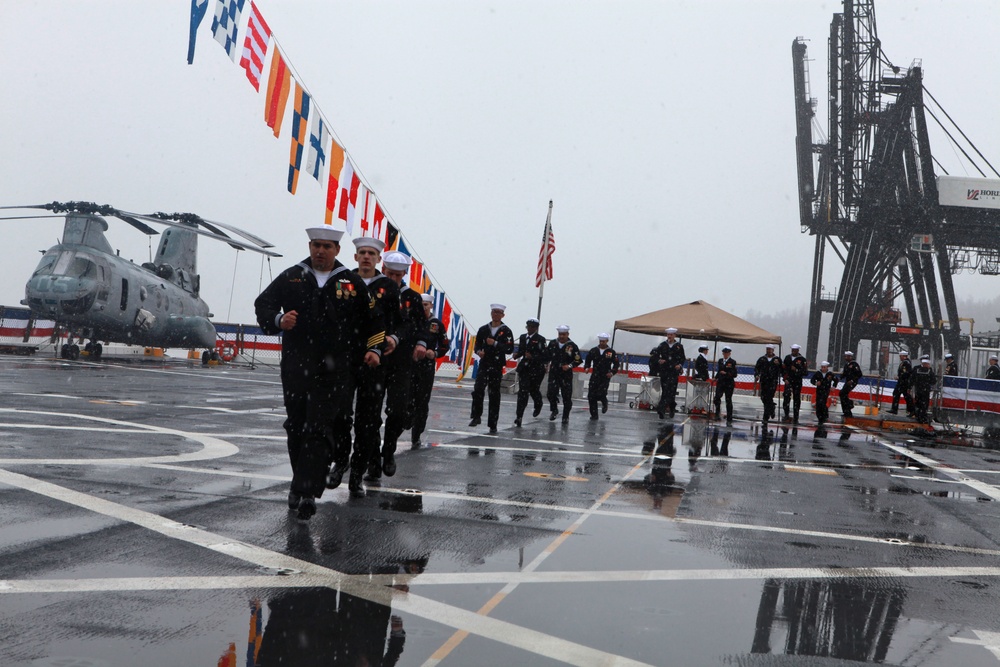 USS Anchorage Commissioning Ceremony