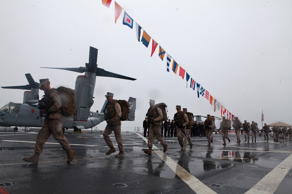 USS Anchorage Commissioning Ceremony