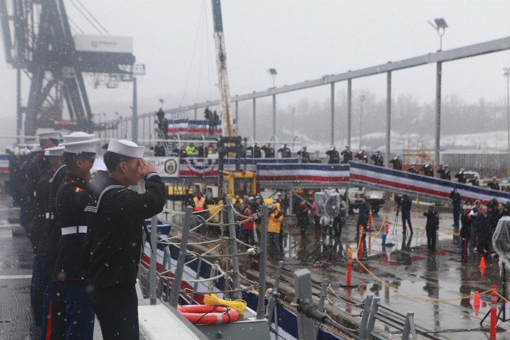 USS Anchorage Commissioning Ceremony